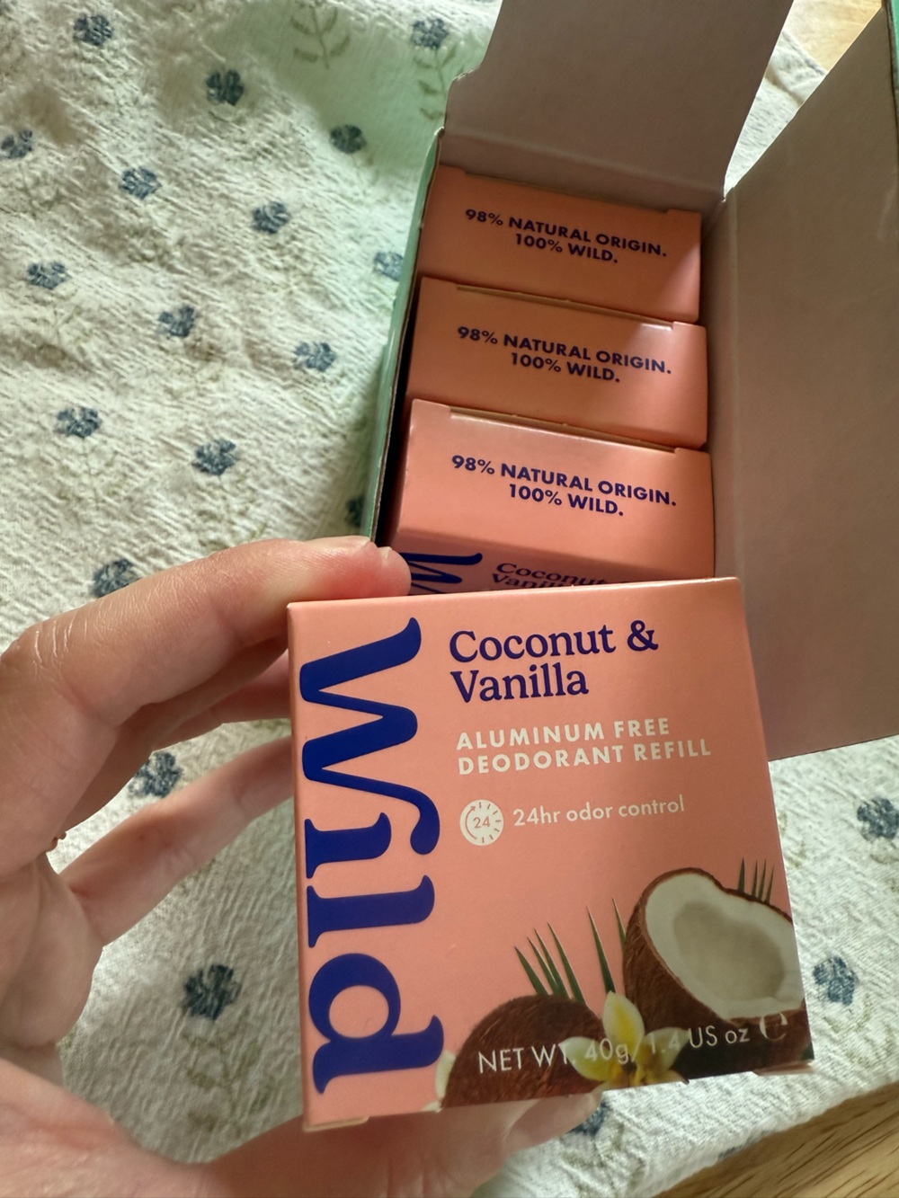 Coconut & Vanilla Aluminum-Free Deodorant Refill - Wild
